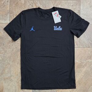Nike Jordan UCLA Mens Dri Fit T Shirt Black Short Sleeve Tee Small